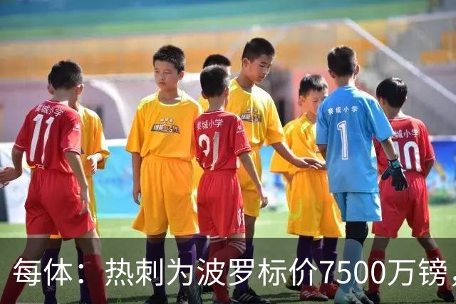 每体：热刺为波罗标价7500万镑，巴萨在考虑多个引援方案
